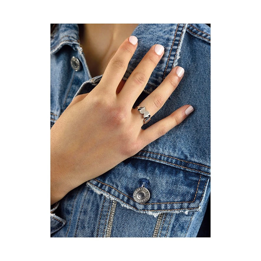 Guess Damenring Triple Heart 4 Guess Damenring Triple Heart – Bild 2