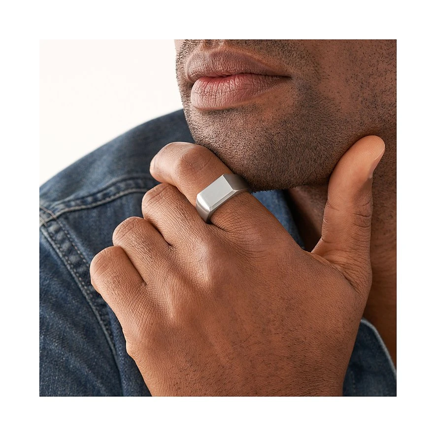 Fossil Edelstahlring 4 Fossil Edelstahlring – Bild 2