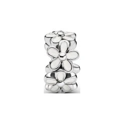 Pandora Charm Moments Weiße Gänseblümchen Zwischenelement -Eheringe Verkaufsladen 86648555 2