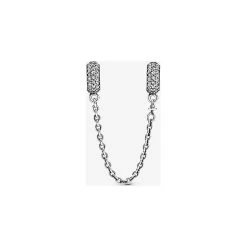 Pandora Charm Timeless Funkelnde Pavé Komfortkette -Eheringe Verkaufsladen 88189248 2