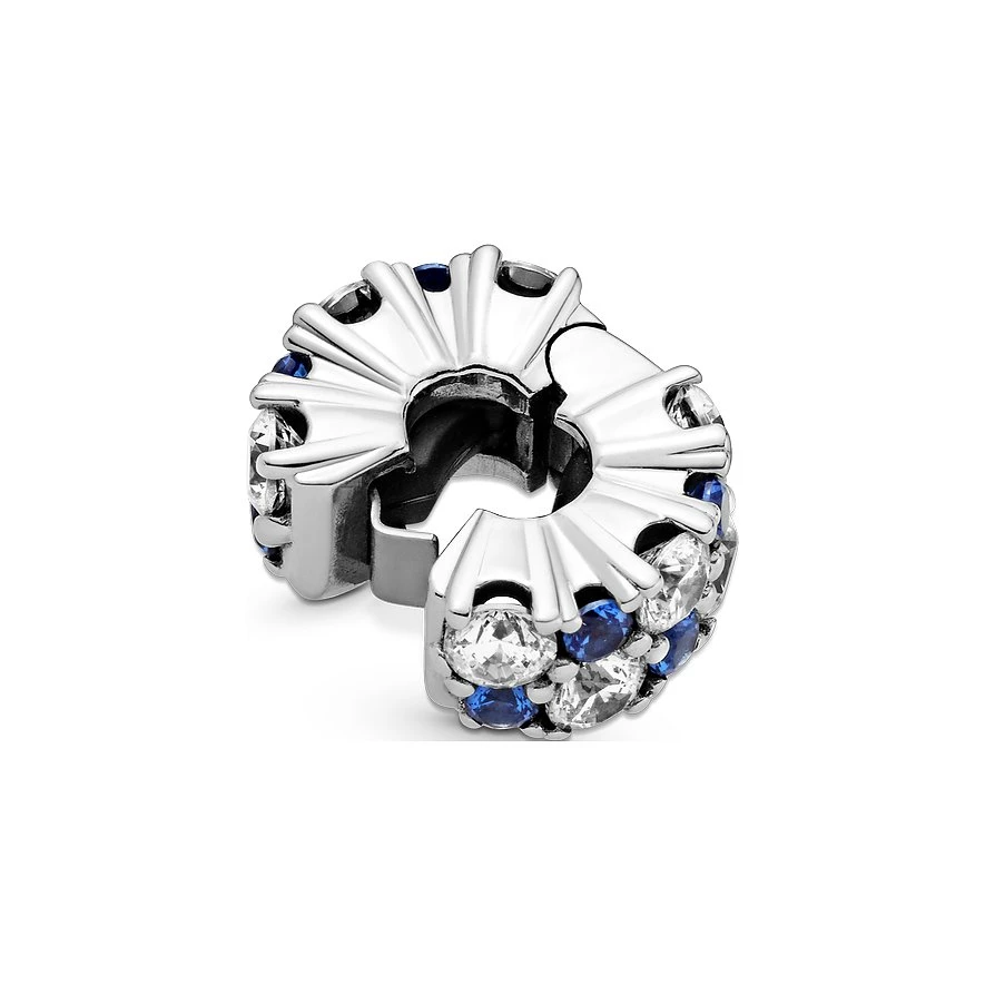 Pandora Charm Timeless Klarer & Blau Funkelnder Clip 4 Pandora Charm Timeless Klarer & Blau Funkelnder Clip – Bild 2