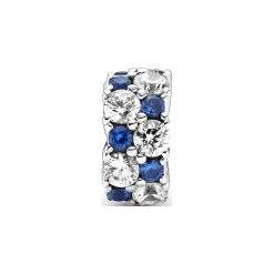 Pandora Charm Timeless Klarer & Blau Funkelnder Clip 9 Pandora Charm Timeless Klarer & Blau Funkelnder Clip -Eheringe Verkaufsladen 88207564 2