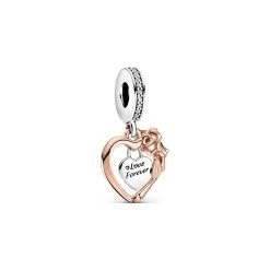 Pandora Charm Moments Herz & Rose