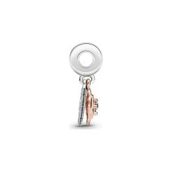 Pandora Charm Timeless Zweifarbige Rose -Eheringe Verkaufsladen 88228588 3