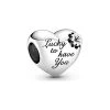 Pandora Charm Moments Herz & Kleeblatt