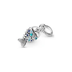 Pandora Charm Moments Fisch Mit Blauen Schuppen -Eheringe Verkaufsladen 88271386 4