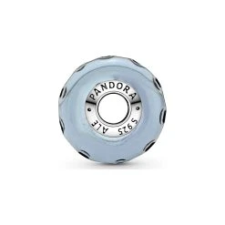 Pandora Charm Moments Welliges Dunkelblaues Ozean Murano-Glas -Eheringe Verkaufsladen 88271432 3