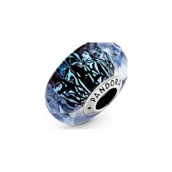 Pandora Charm Moments Welliges Dunkelblaues Ozean Murano-Glas -Eheringe Verkaufsladen 88271432 4