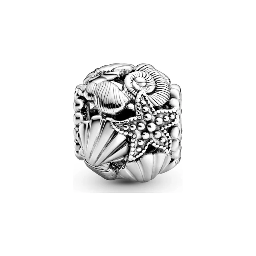 Pandora Charm Moments Offen Gearbeitete Seestern, Muschel Und Herzen� 4 Pandora Charm Moments Offen Gearbeitete Seestern, Muschel Und Herzen� – Bild 2